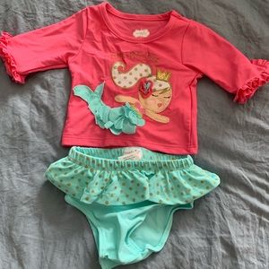 Mud pie two piece bathing suit